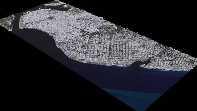 Havana - Cuba 3D Model .c4d .max .obj .3ds .fbx .stl .blend 