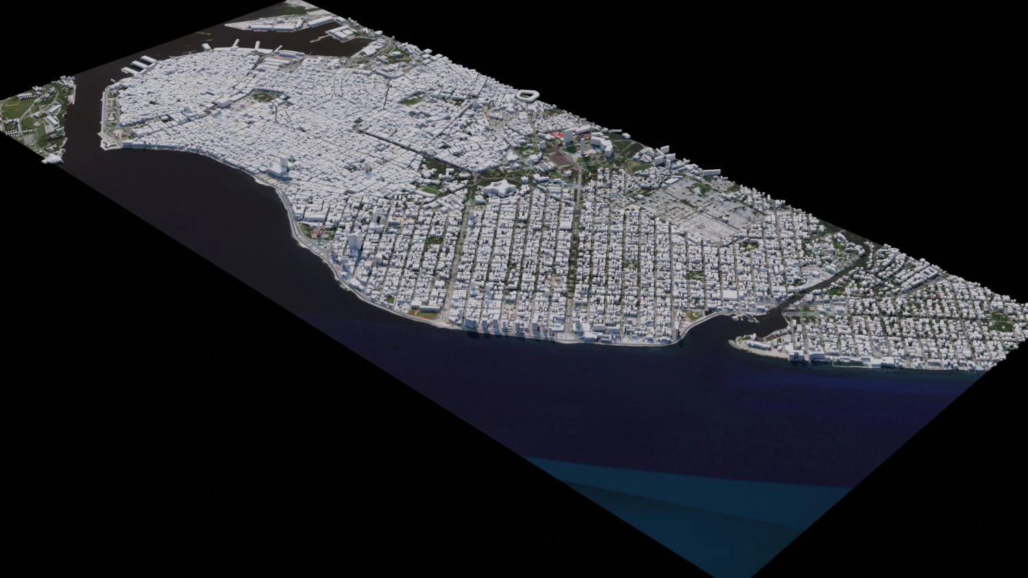 Havana - Cuba 3D Model .c4d .max .obj .3ds .fbx .stl .blend