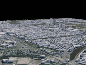 Rotterdam - Netherlands 3D Модель