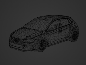 Volkswagen Polo GTI Race 2015 3D Модель