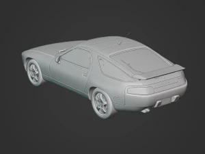 Porsche 928 GTS 1993 3D Model