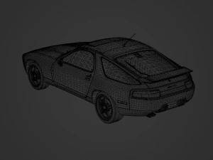 Porsche 928 GTS 1993 3D Model