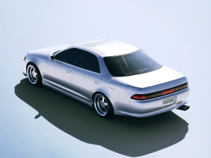 Toyota Mark II Tourer V JZX90 3D Model
