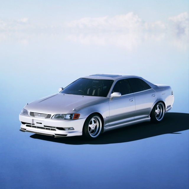 Toyota Mark II Tourer V JZX90 3D Модель In Седан 3DExport