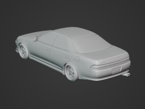 Toyota Mark II Tourer V JZX90 3D Model
