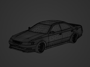 Toyota Mark II Tourer V JZX90 3D Model