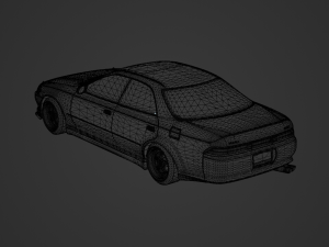 Toyota Mark II Tourer V JZX90 3D Model