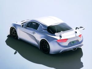 Alpine A110 GT4 2019 Model 3D