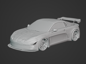 Alpine A110 GT4 2019 Model 3D