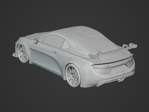 Alpine A110 GT4 2019 Model 3D