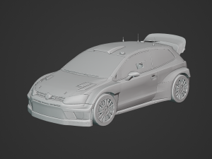 Volkswagen Polo R WRC 2015 3D Модель