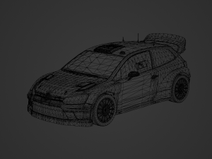 Volkswagen Polo R WRC 2015 3D Модель