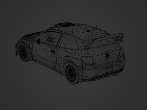 Volkswagen Polo R WRC 2015 3D Модель