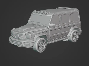 Mercedes Benz AMG G63 Mansory Gronos 2017 3D Model