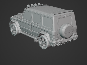 Mercedes Benz AMG G63 Mansory Gronos 2017 Modello 3D