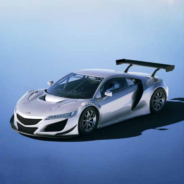 Honda NSX GT3 2019 3D मॉडल .c4d .max .obj .3ds .fbx .stl .blend 