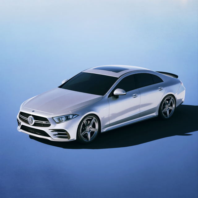 Mercedes AMG CLS 53 2020 Modello 3D .c4d .max .obj .3ds .fbx .stl .blend 