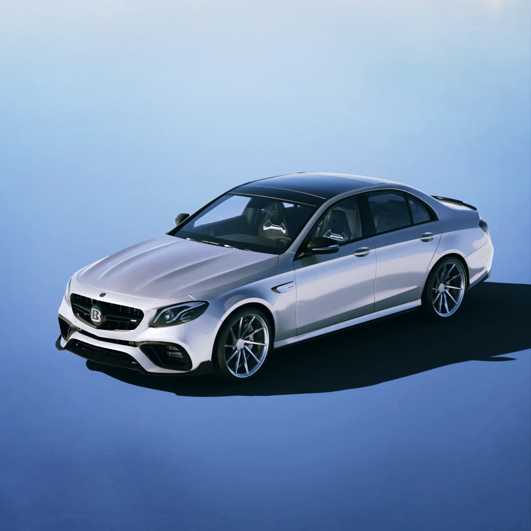 Mercedes AMG E63 Brabus 800 2018 3D Model .c4d .max .obj .3ds .fbx .stl .blend 