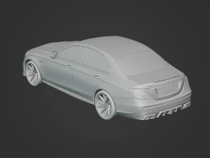 Mercedes AMG E63 Brabus 800 2018 3D Model