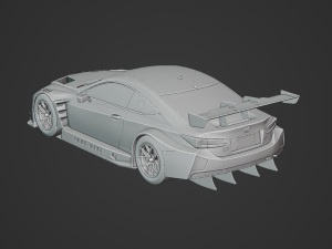 Lexus RC F GT3 2016 3D Модель