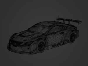 Lexus RC F GT3 2016 3D Model