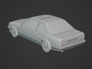 Chevrolet Monza Classic SE 500EF 1990 3D Модель