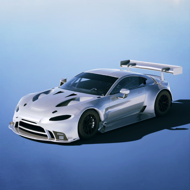 Aston Martin Vantage GT3 2019 3Dモデル .c4d .max .obj .3ds .fbx .stl .blend 