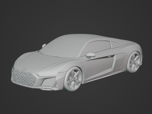 Audi R8 Coupe 2021 3D Модель