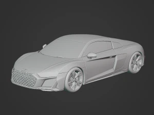 Audi R8 Coupe 2021 3D Model