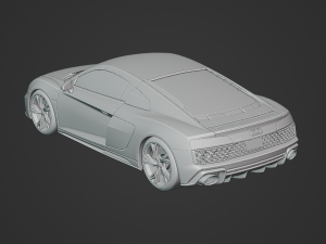 Audi R8 Coupe 2021 3D Модель