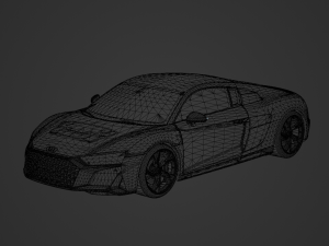 Audi R8 Coupe 2021 3D Модель