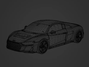 Audi R8 Coupe 2021 3D Model