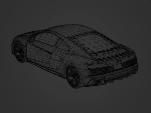 Audi R8 Coupe 2021 3D Model