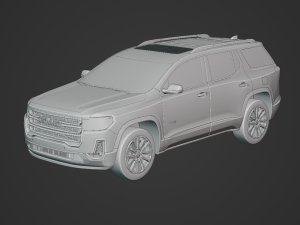 GMC Acadia AT4 2020 3D 모델
