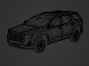 GMC Acadia AT4 2020 3D 모델