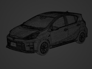Toyota Aqua GR Sport 2020 Modelo 3D