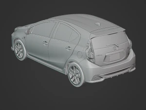 Toyota Aqua GR Sport 2020 3D Model