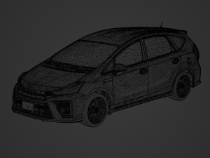 Toyota Prius Alpha GR Sport 2020 Modelo 3D