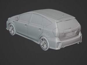 Toyota Prius Alpha GR Sport 2020 Modelo 3D