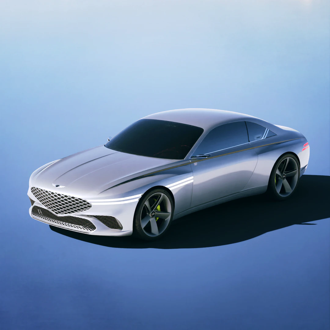 Genesis EV X Concept 2021 3D Model .c4d .max .obj .3ds .fbx .stl .blend