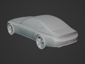 Genesis EV X Concept 2021 3D Model