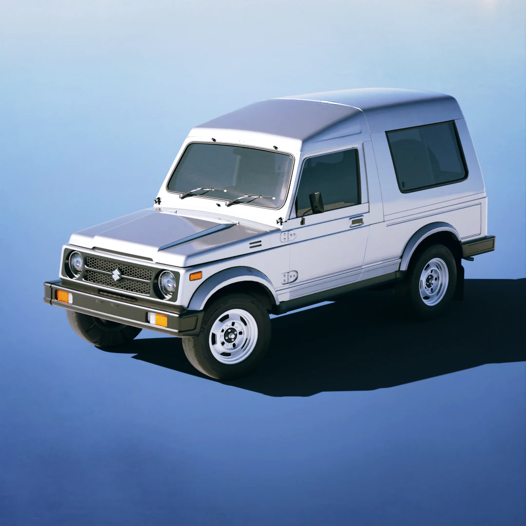 Suzuki Gypsy 2016 3D Model .c4d .max .obj .3ds .fbx .stl .blend 