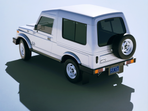 Suzuki Gypsy 2016 3D Model