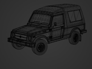 Suzuki Gypsy 2016 3D Model
