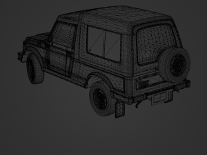 Suzuki Gypsy 2016 3D Model