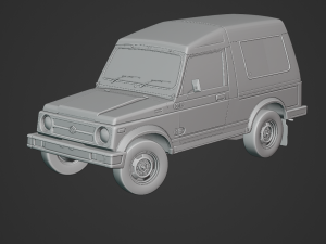 Suzuki Gypsy 2016 3D Model