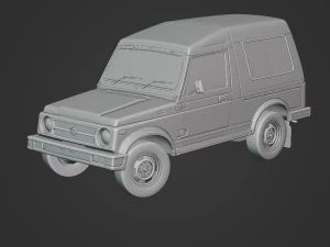 Suzuki Gypsy 2016 3D Model