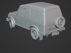 Suzuki Gypsy 2016 3D Model