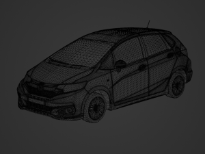 Honda Fit 2018 3D 模型