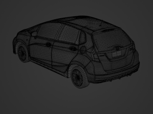 Honda Fit 2018 3D 模型
